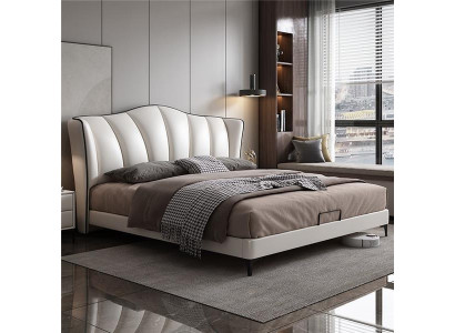 Slaapkamer Bed Luxe Stijl Dubbelbed Beige Bedden Meubels Inrichting