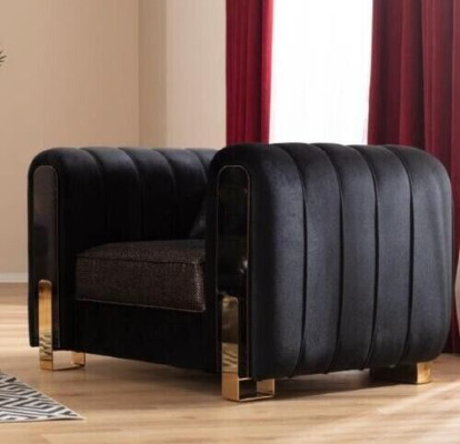Moderne bankstel Driezits fauteuil luxe set Stoffen bankstellen Luxe meubels