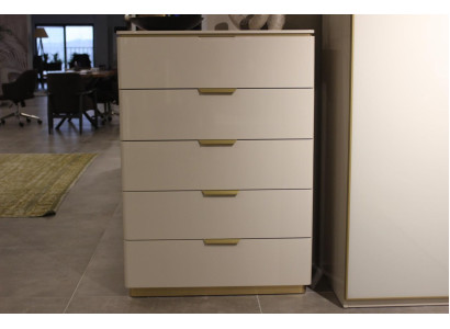 Designmeubels slaapkamer Luxe commode met 4 laden Houten kast Hout Nieuw