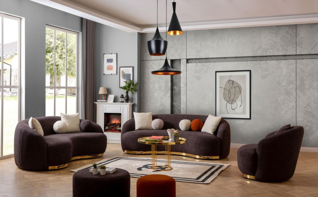 Stil woonkamerset bankstellen designer bankstel 4+3+1 zitmeubelen