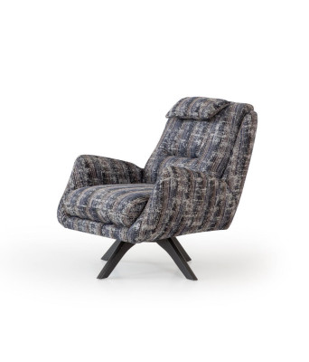 Fauteuil Modern Grijs Woonkamer Zitmeubels Textiel Luxe Design Meubels Lounge Club