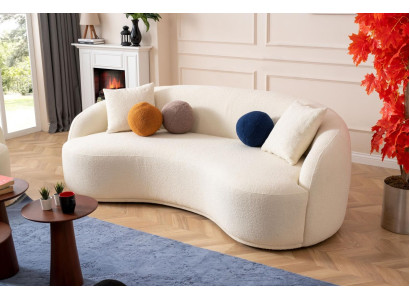 Design Bank Half Ronde Banken Luxe Bank Beklede Meubelen 4-Zits xxl groot