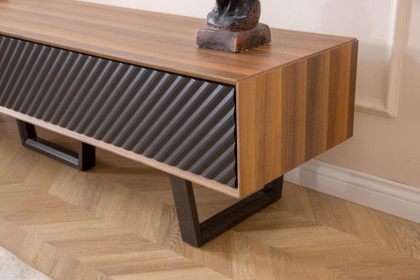 Wandmeubel woonkamerset TV-standaard 2x hangkast Designer woonwanden