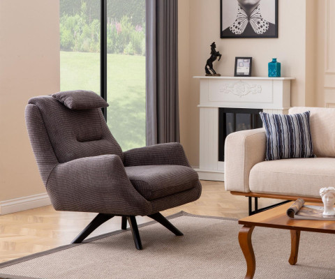 Luxe 2-delige woonkamerset Bankstel 3-zits met fauteuil Designbankstel