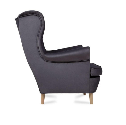 Chesterfield oorfauteuil fauteuil bank bank bekleding zitten lounge ontspannen grijs