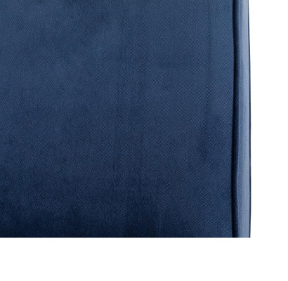 Designer fauteuil 1-zits blauw leder textiel luxe club loungebank Chesterfield