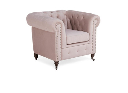 Edel ontwerp Chesterfield gestoffeerde fauteuil tv-zitclublounge textiel