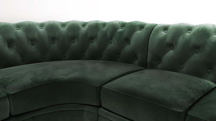 Chesterfield bank woonlandschap hoekbank set hoekbank hoekset