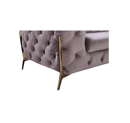 Ontwerp Chesterfield Sofa 2-zits bank Bekleding Stof Banken Fluweel Nieuw Tweezits