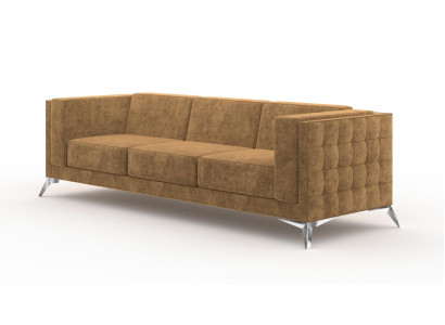 Zitterbank Bank Bekleding Bankstel Textiel Stof Chesterfield Bankstel Driepersoons