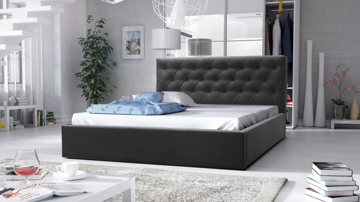 Luxe bed, tweepersoonsbed, meubels slaapkamer hotelbedden 180x200 Chesterfield