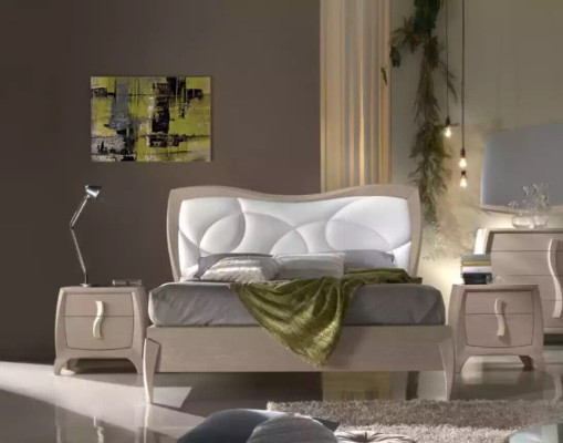 Bed 2x Nightstands 6-piece Bedroom Set Design Modern Luxury Furniture New  Bed 2x Nachtkastjes 6-delige Slaapkamerset Design Modern Luxe Meubels Nieuw