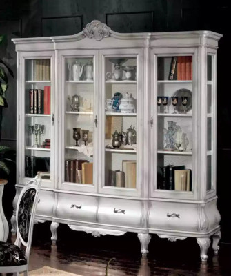 Witte kantoormeubelen bureau boekenplank luxe tafel plank inrichting