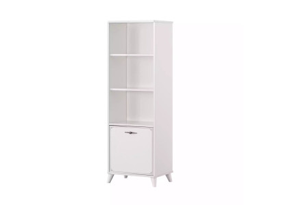 Boekenkast Boekenkast Staand rek Kinderrek Plank Hout Wit Planken