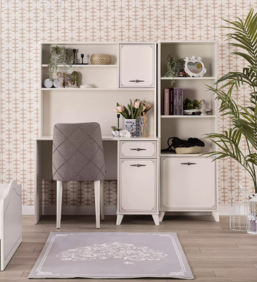 Boekenkast Boekenkast Staand rek Kinderrek Plank Hout Wit Planken