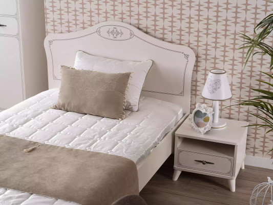 Bed Uittrekbaar functioneel bed Kinderbed Bedframe Wit Hout Bedden