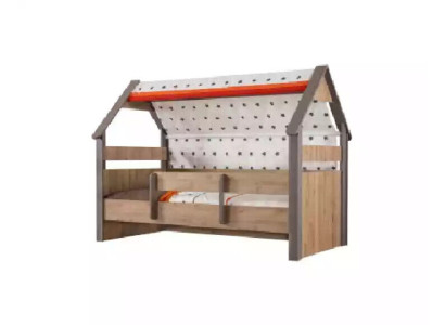 Kinderbed Bed Bedframe Kinderkamer Hout Bruin Bedden Kindermeubels