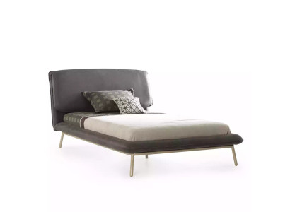 Bed frame Bed frame Bed Bed frame Fabric Gray Youth bed Bed frames