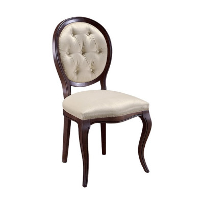9-delige eetkamerset: tafel, dressoir, spiegel, vitrinekast.