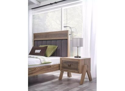 Nachtkastje nachtkastje kindernachtkastje kinderkamer hout bruine tafel