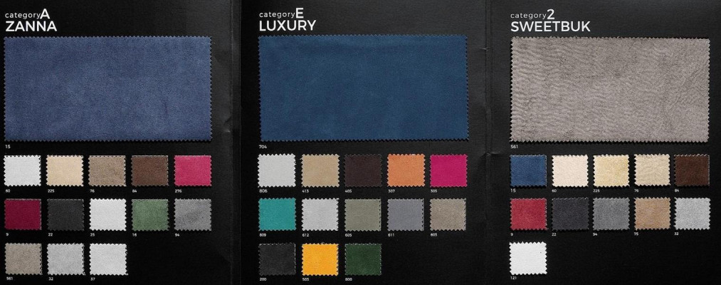 Stoff hoekbank L-vorm bank bank ontwerp bekleding textiel luxe bankstellen