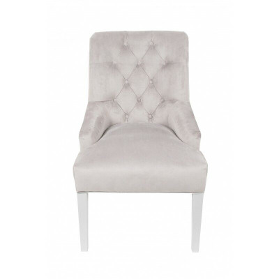 Chesterfield stoelen met knokkelzit. Elegante bekleding. Hotel designstoel. 2x set.