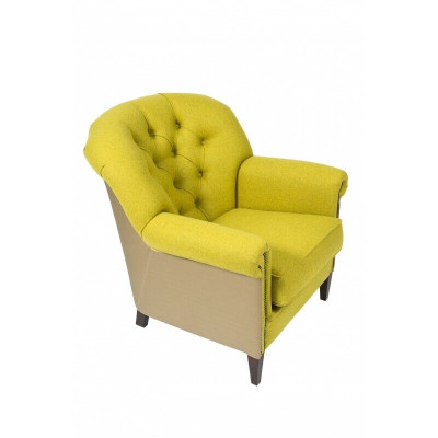 Ohrensessel Stoel TV-stoel Gestoffeerde bank Eenzitter Relax Chesterfield