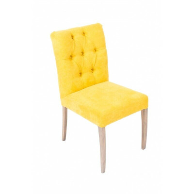 Moderne Designer Chesterfield stoelen Gele stoelenset Stijlvolle gestoffeerde stoelen x10 delig.