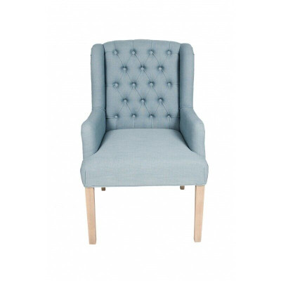 Chesterfield lichtblauwe stoelen stijlvolle fauteuils hotelmeubilair gestoffeerde stoel set van 6