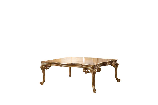 Barok Rococo Gouden massief houten salontafel voor de woonkamer.