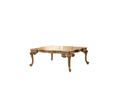 Barok Rococo Gouden massief houten salontafel voor de woonkamer.