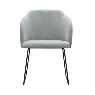 Moderne fauteuils groep 8 stoelen set groene bekleding armleuning ontwerp
