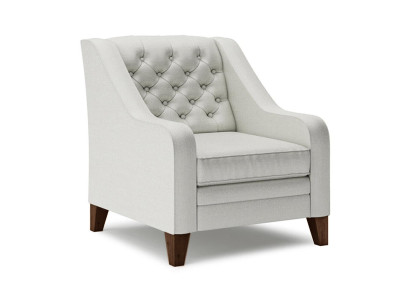 Chesterfield Groep 6-delige set garnituur Lounge Luxe Bekleed Clubfauteuil Grijs