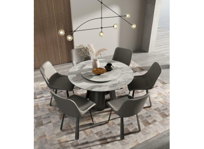 Stoelset Groep Stoelen Hotel Bekleding Set 6x Groepen Roestvrijstalen Stoelen