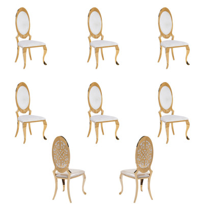Stoel 6x set stoelen stoelen luxe textiel nieuw eetkamer