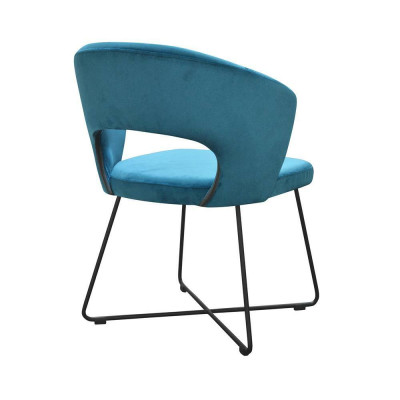 Stoel 4x eetkamer gestoffeerde stoel tv-lounge club zit textiel fauteuil set