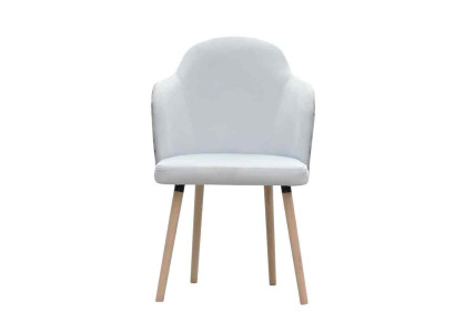Stoel 4x eetkamer gestoffeerde stoel tv-lounge club textiel zit fauteuil set
