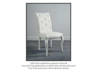 Stoel Wit Ontwerp Klassieke eetkamerstoel Hout Eetkamer Stijl MOBILPIULUXURY