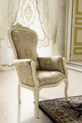 Eetkamerstoel fauteuil set club met armleuningen Luxe fauteuils meubels Italië