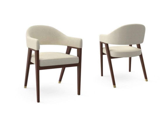Ontwerpstoelen Bekledingshotelstoel Stof Houten meubels in de eetkamer vernieuwen.