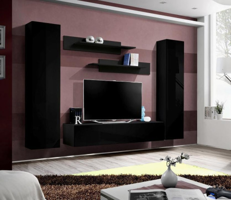 Volledige set wandmeubel luxe inrichting moderne meubels