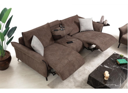 Luxe bank bank woonkamer vierzits gestoffeerde bank Modern Designer Nieuw