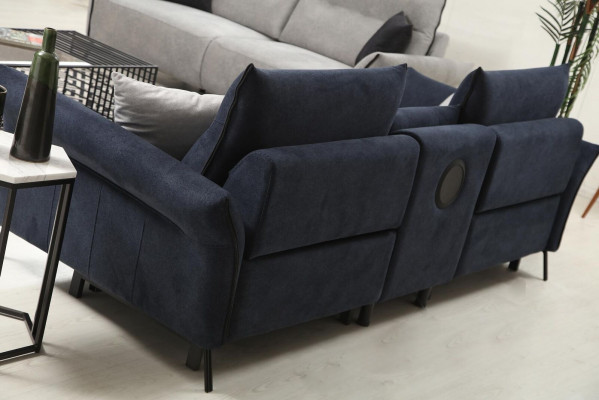 Bankstel Luxe Driepersoonsbank Beklede Fauteuil Woonkamer Bank Nieuw