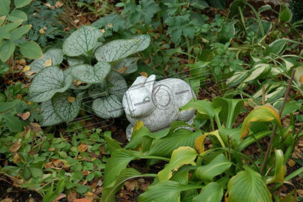 Tuindecoratie Konijn Terras Steen Figuren Decoratie Standbeeld