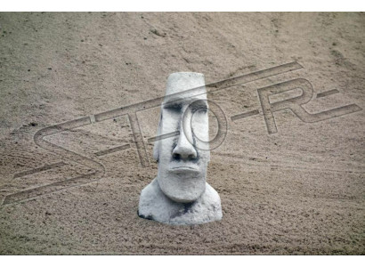 Tuindecoratie Moai Terras Steen Figuren Figuur Decoratie Standbeeld