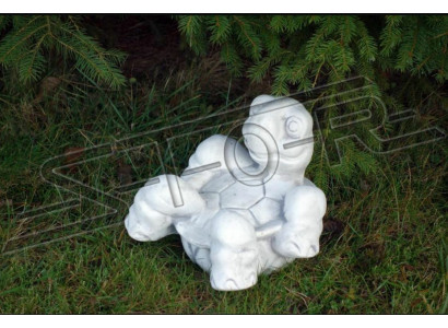 Tuinschildpad decoratiefiguur terras S103100 standbeeld.