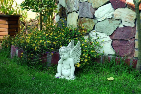 Grafversiering Grafsteen Decoratie Deco Engel Figuur Sculptuur God Heilig