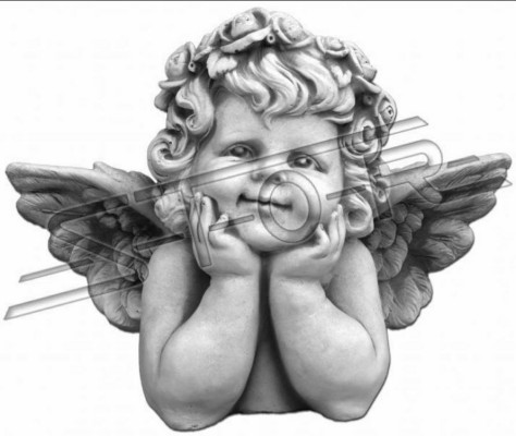Grafmonument Graf Steen Decoratie Figuur Sculptuur Engel Decoratie God Heilig