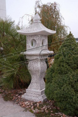 Japanse tuin huisdecoratie natuur standbeeld beeldjes figuur wit standbeelden