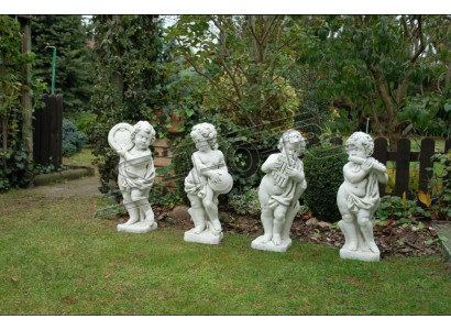 Jongen 70cm figuur standbeeld figure sculptuur beelden wit tuindecoratie